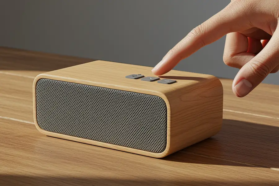 Bluetooth wooden speaker