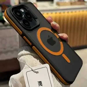 Bicolor Matte Frosted Magnetic Phone Case