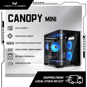 YEAH MAGIC Gaming Desktop AMD Ryzen 5 5600GT