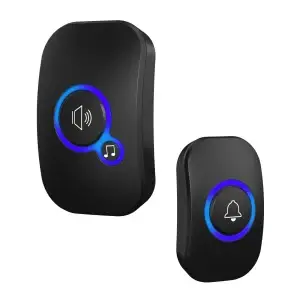 Plug-and-play wireless 1000-foot range doorbell