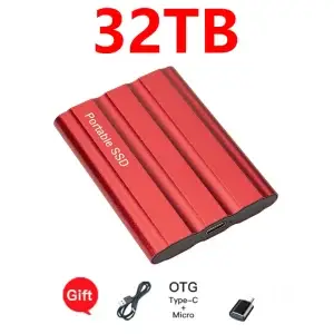 Slim Storage Device Portable External SSD