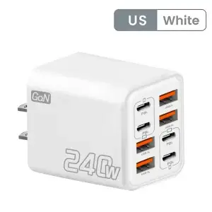 240W 8 in 1 Fast Wall Charger