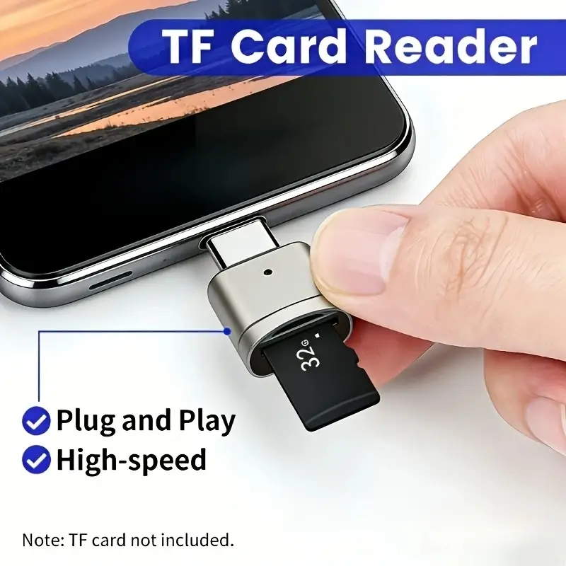 USB C TF Card Reader for Android Phone - Image 4