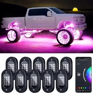 RGB LED Rock Lights Pods - Thumbnail Image 2
