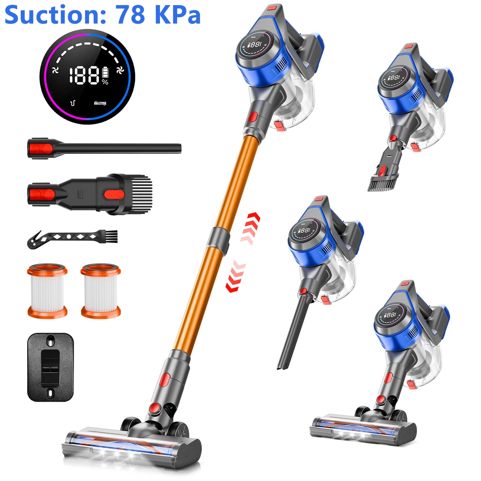 Honki 78KPA Cordless Vacuum Cleaner - Image 1