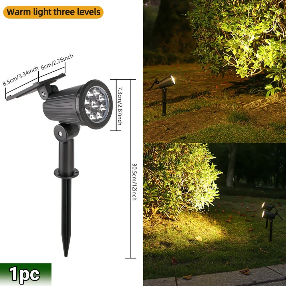 9 LED Solar Spot Landscape Lights - Image 15