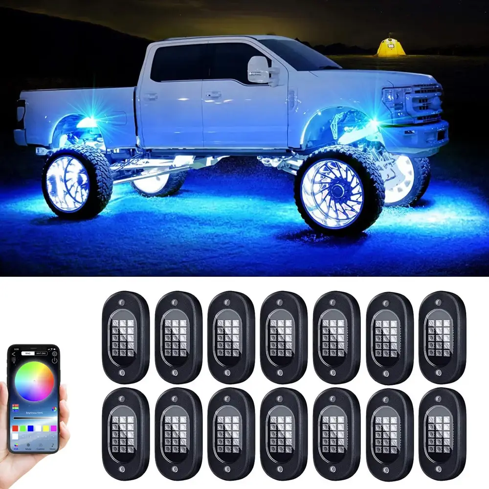 RGB LED Rock Lights Pods - Image 11
