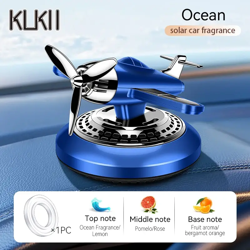 Solar powered rotating fighter car air freshener - Image 1