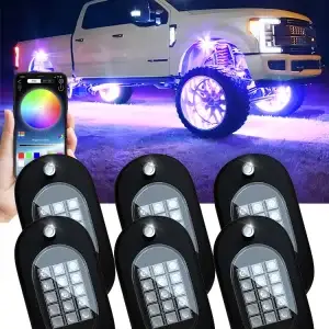 RGB LED Rock Lights Pods - Thumbnail Image 9