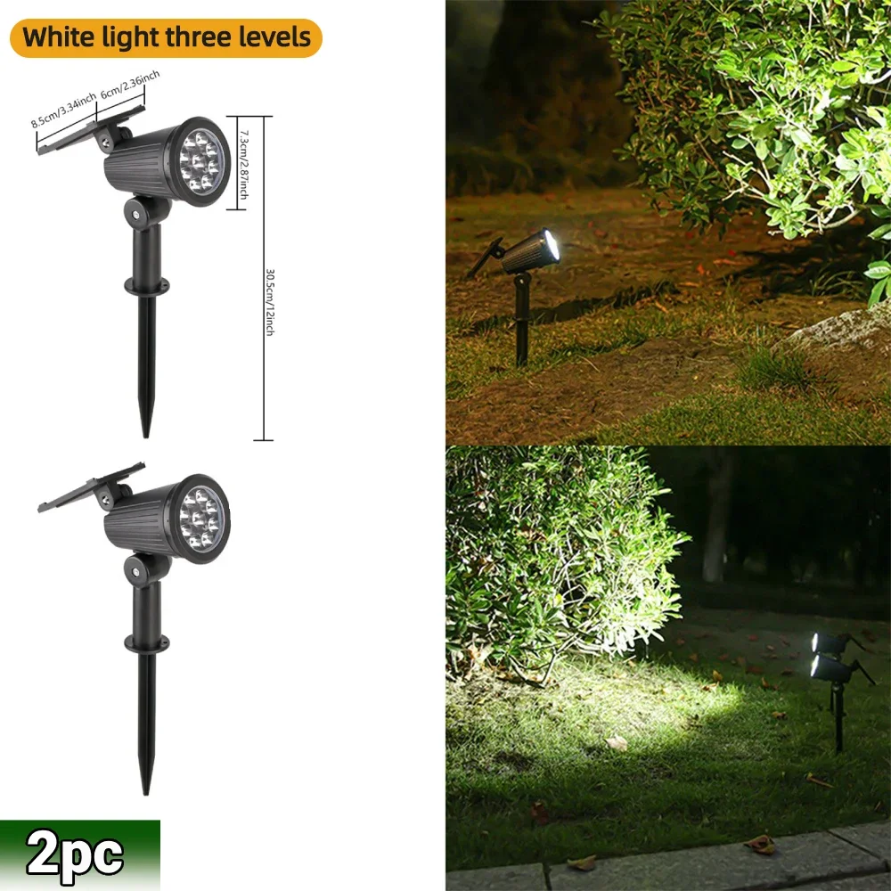 9 LED Solar Spot Landscape Lights - Image 9