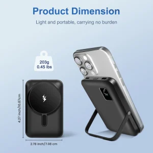 Magnetic Power Bank Wireless 20W Fast Charger - Thumbnail Image 4