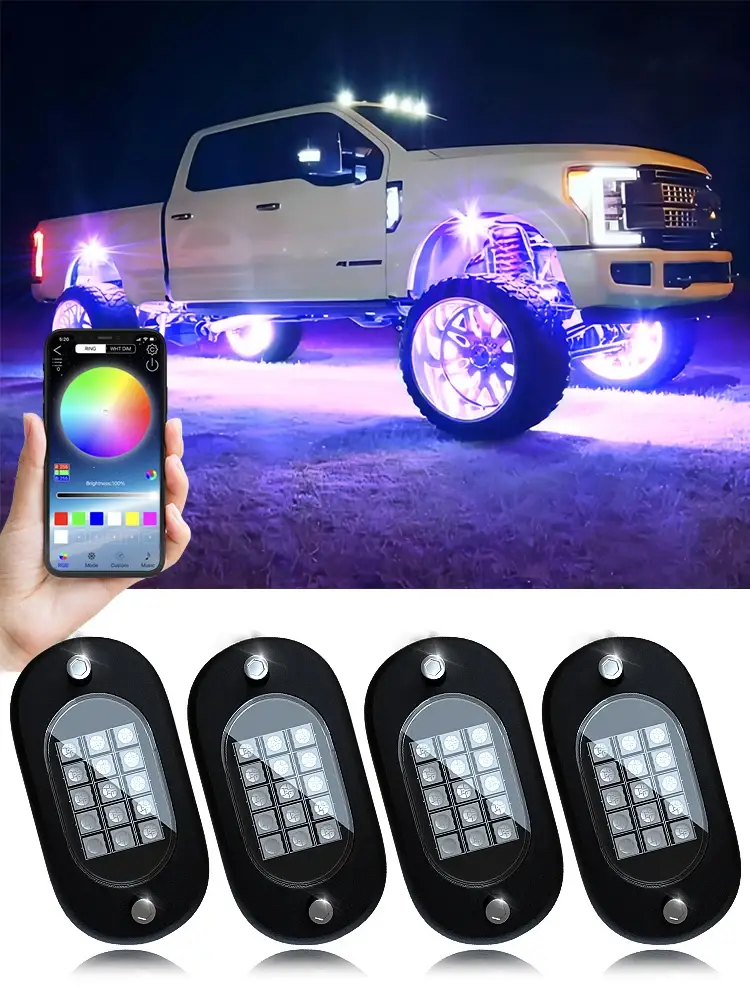 RGB LED Rock Lights Pods - Image 10