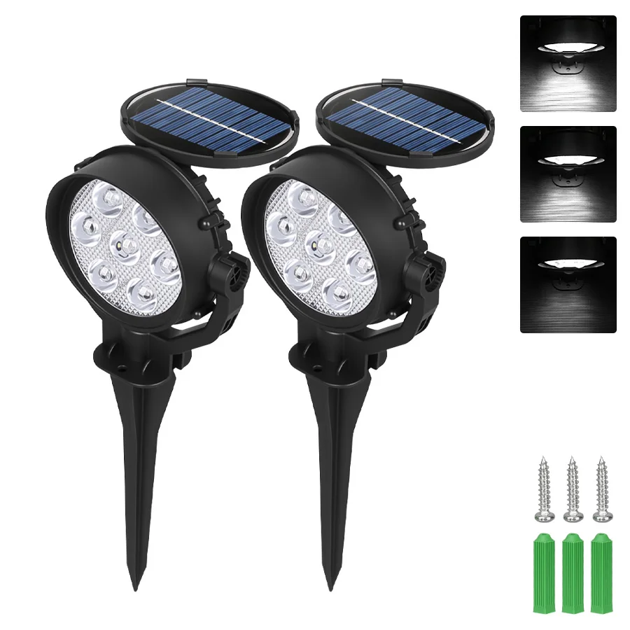 9 LED Solar Spot Landscape Lights - Image 14