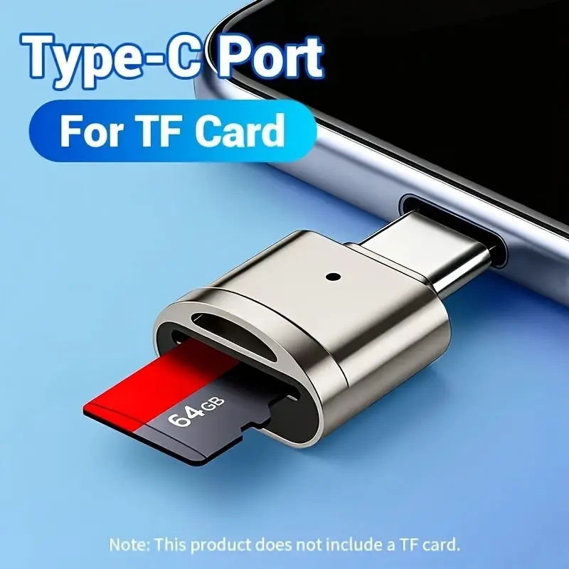 USB C TF Card Reader for Android Phone - Image 2